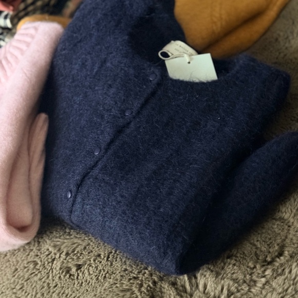NWT - Sezane Amance cardigan in navy blue - size M - Picture 3 of 11